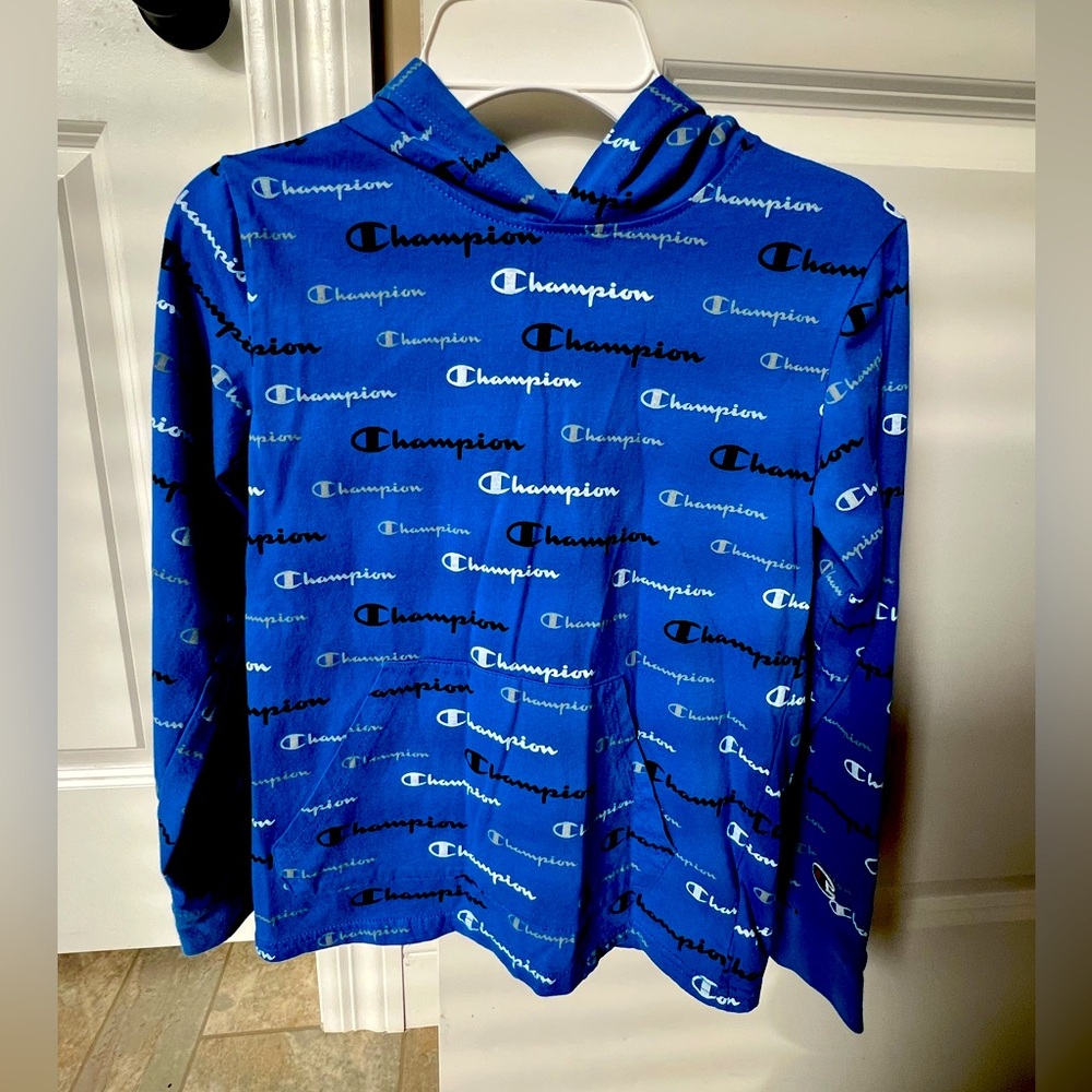 Champion Long Sleeve T- Shirt with hood